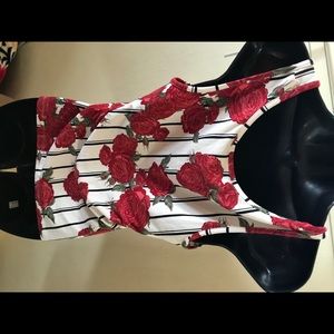 Rose tank top